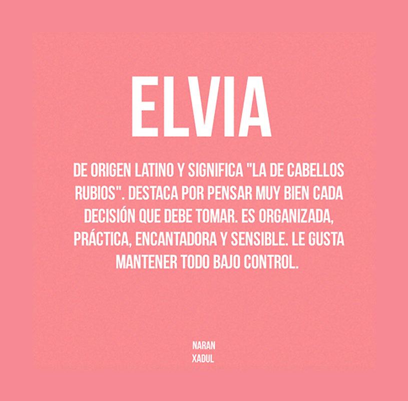 Significado de Elvia