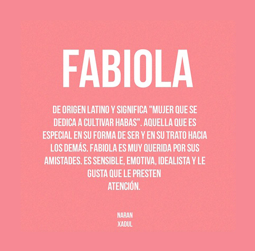 Significado de Fabiola