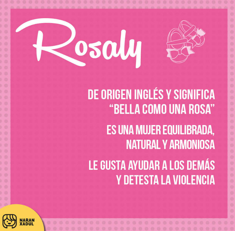 Significado Del Nombre Rosaly