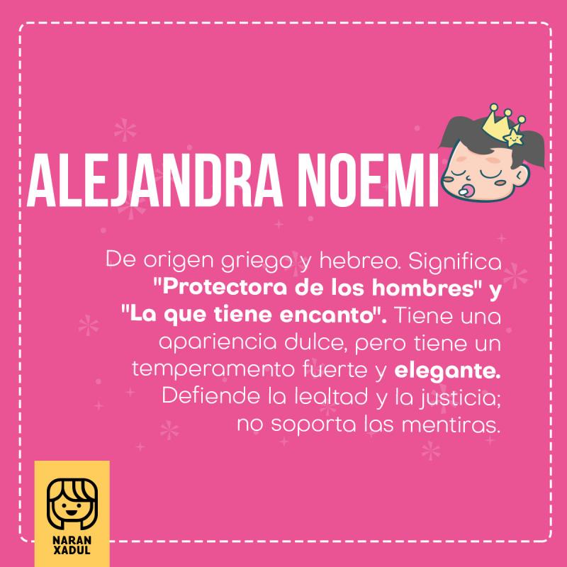 Significado de Alejandra Naomi