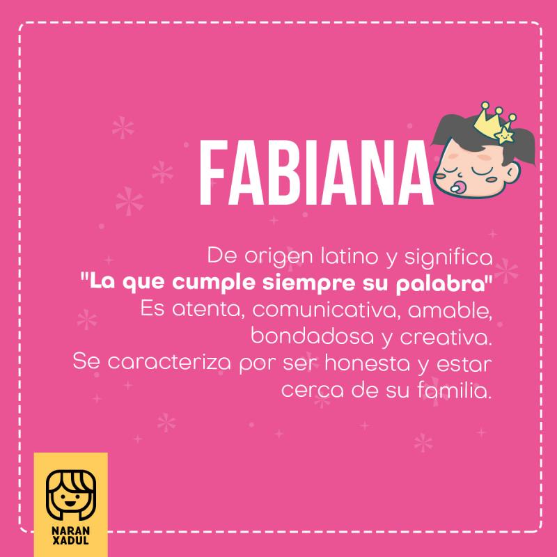 Significado de Fabiana