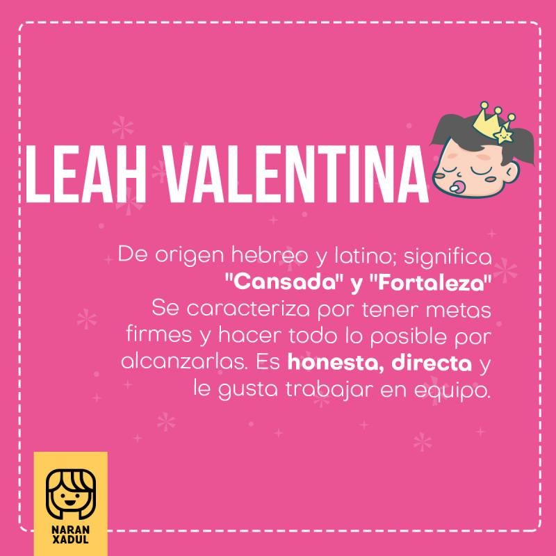 Significado de Leah Valentina
