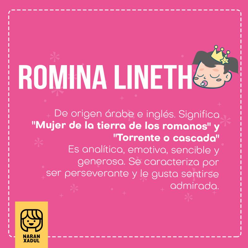 Significado de Romina Lineth