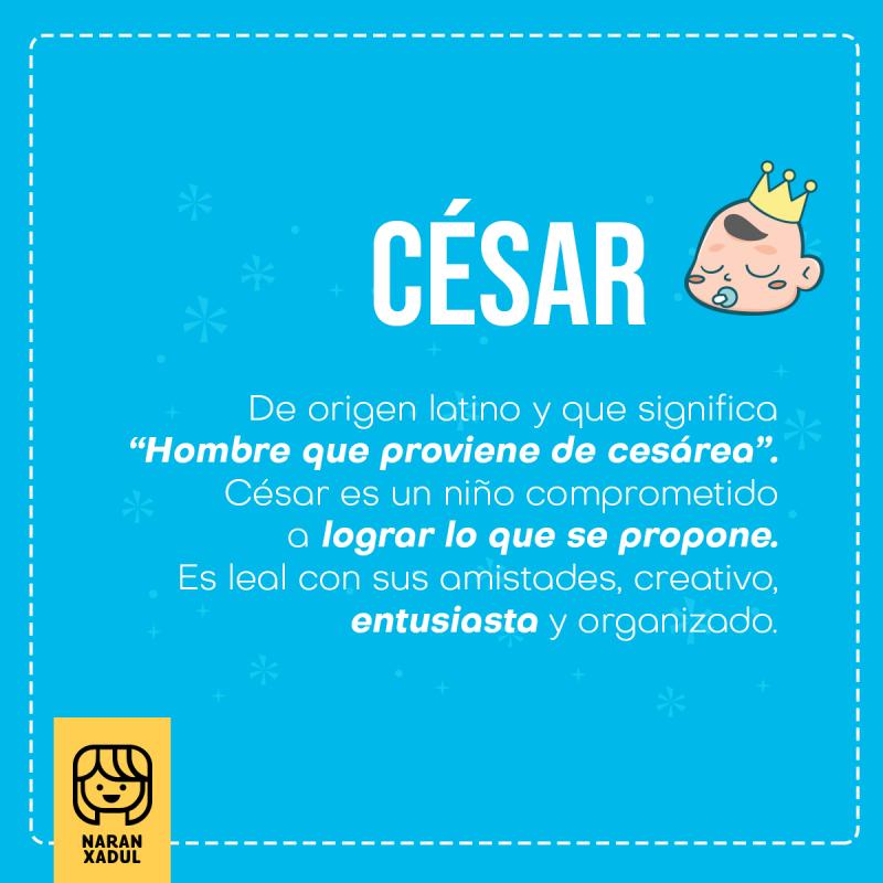 Significado del nombre César Significado del nombre César