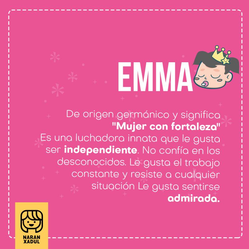¿Cuál es el significado del nombre Emma?