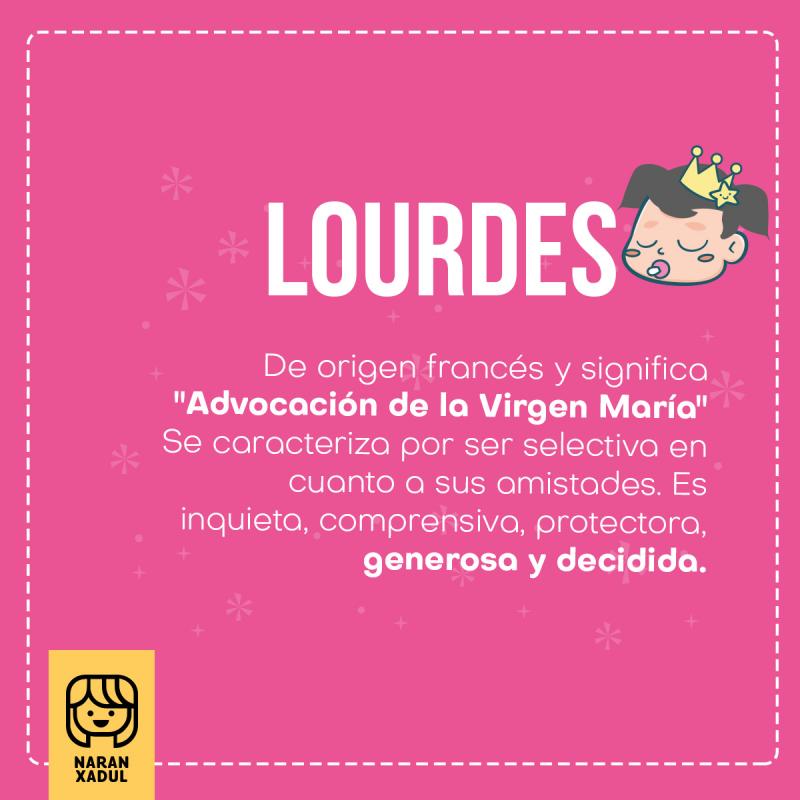 Significado del nombre Lourdes