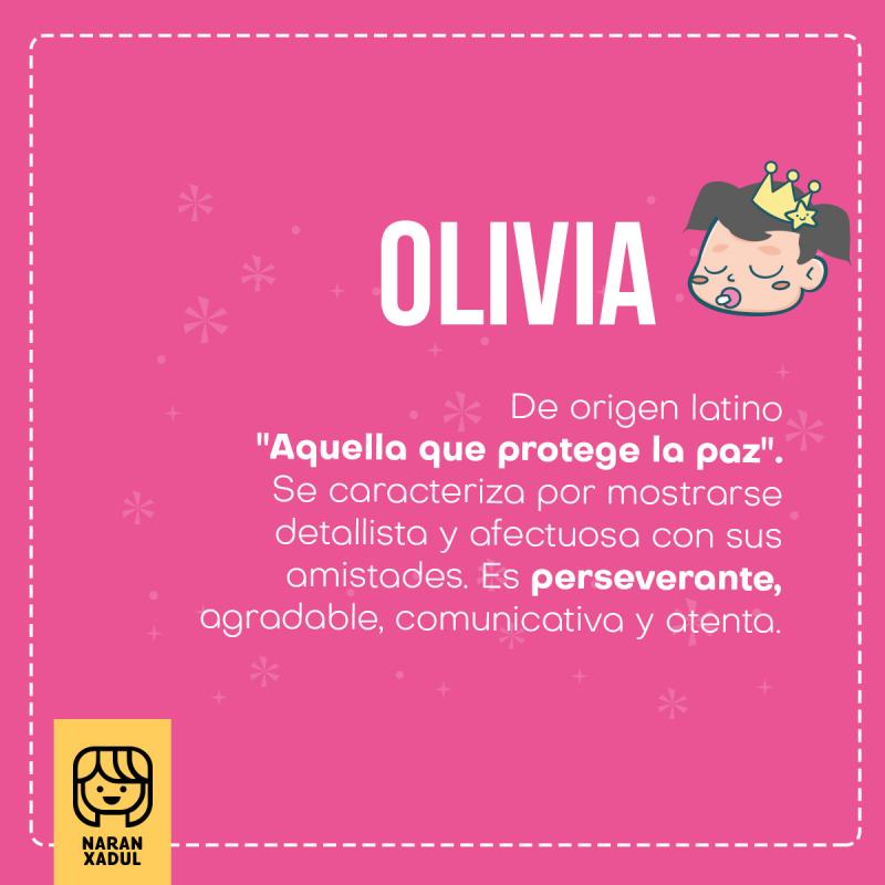 Significado del nombre Olivia