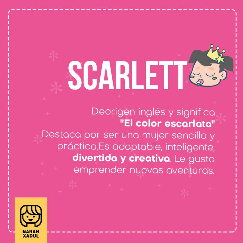 Significado de Scarlett
