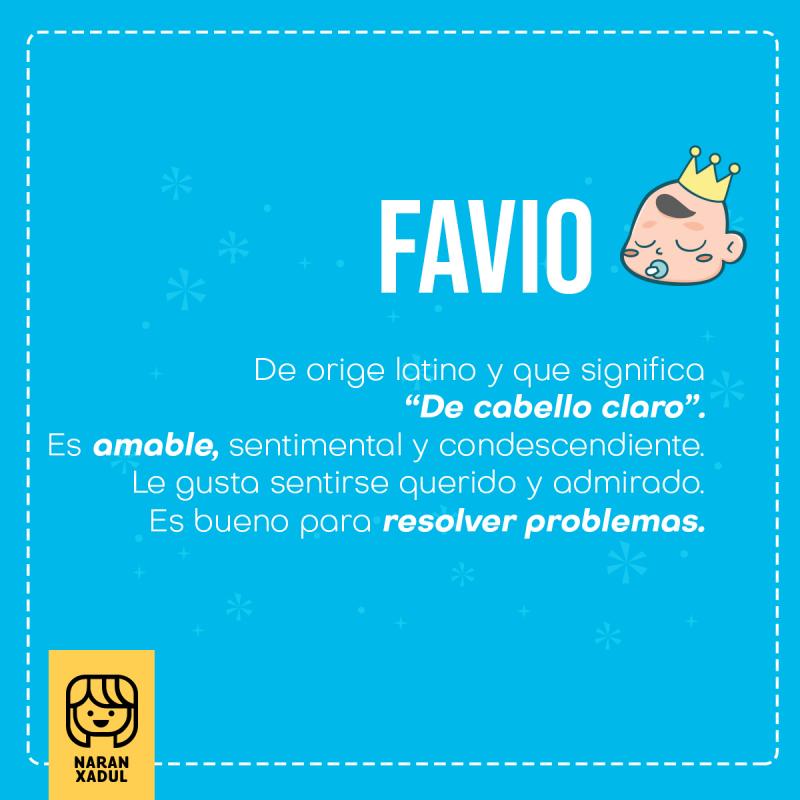 Significado de Favio