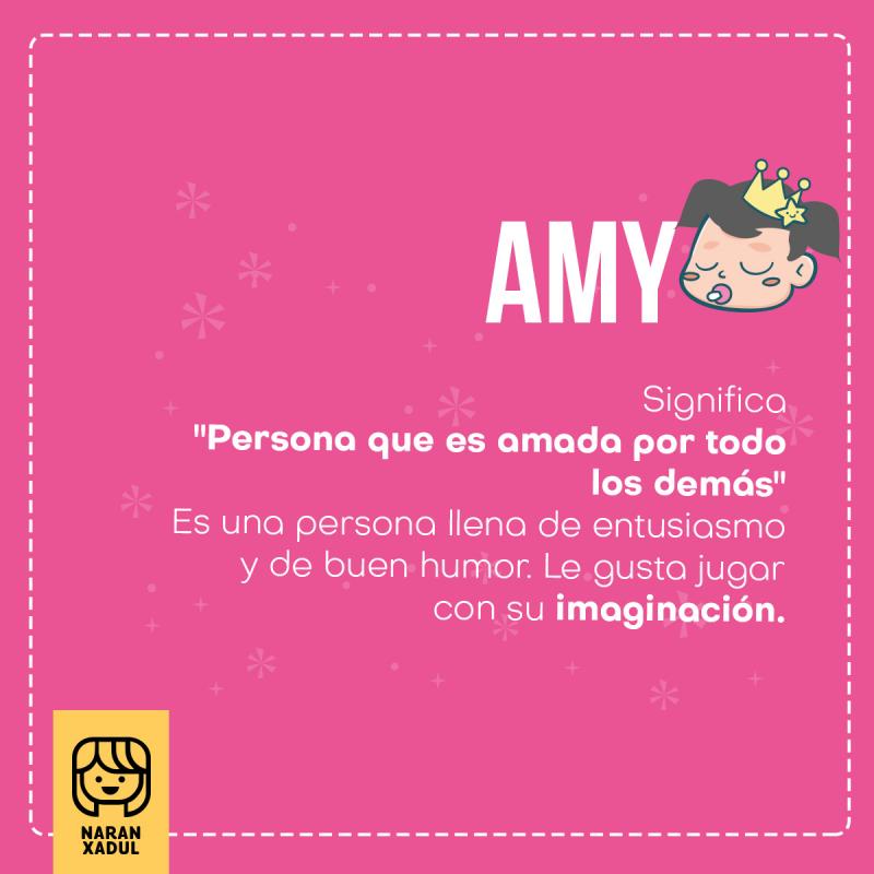 Significado del nombre Amy