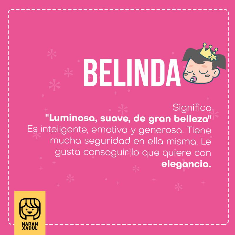 Significado del nombre Belinda
