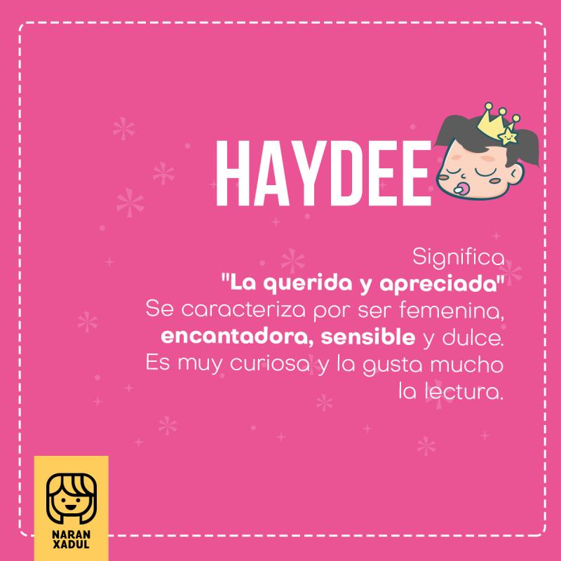 Significado de Haydee