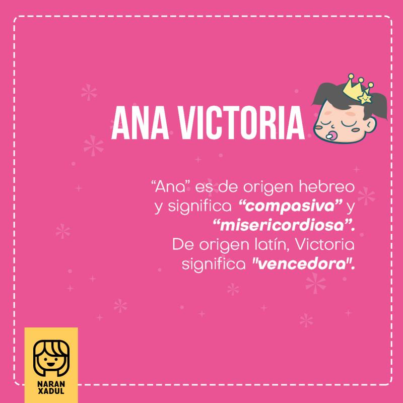 Significado Del Nombre Ana Victoria