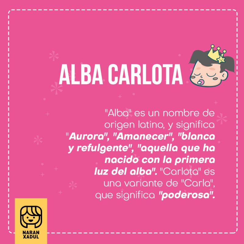 Significado de Alba Carlota