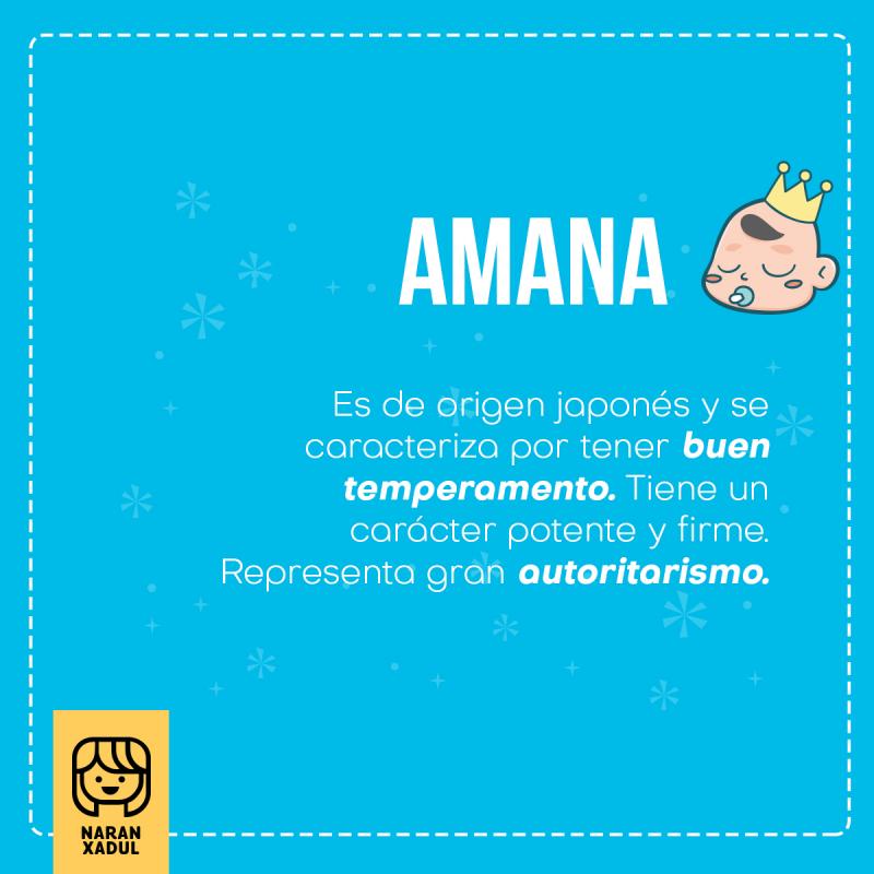 Significado de Amana