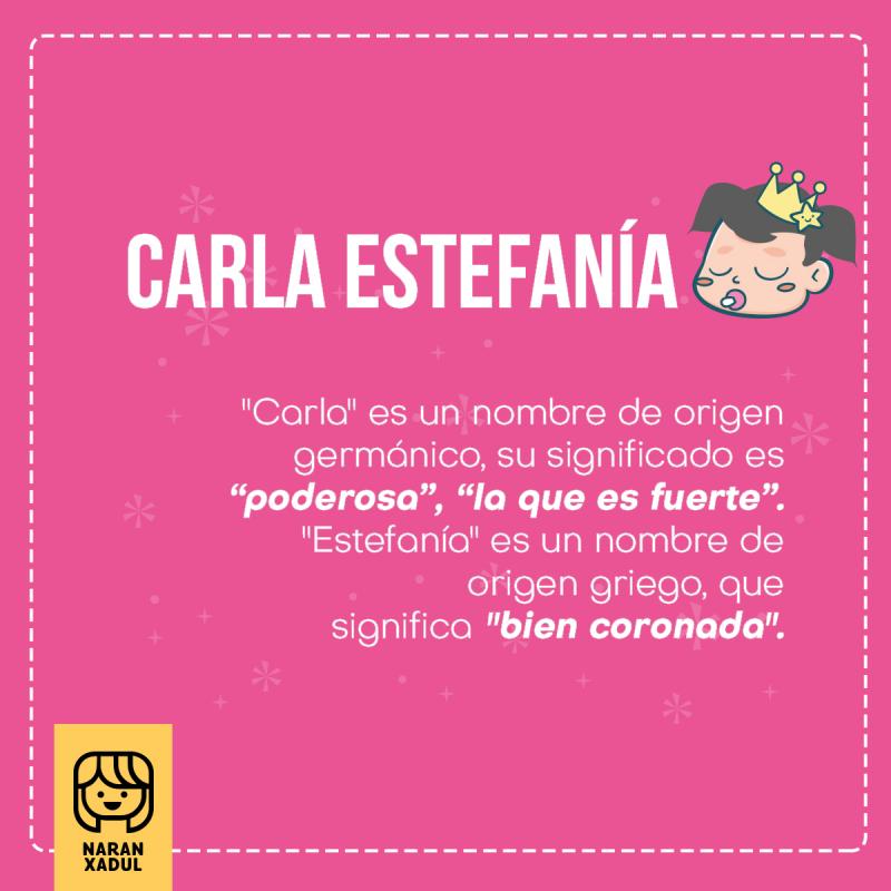 Significado de Carla Estefanía