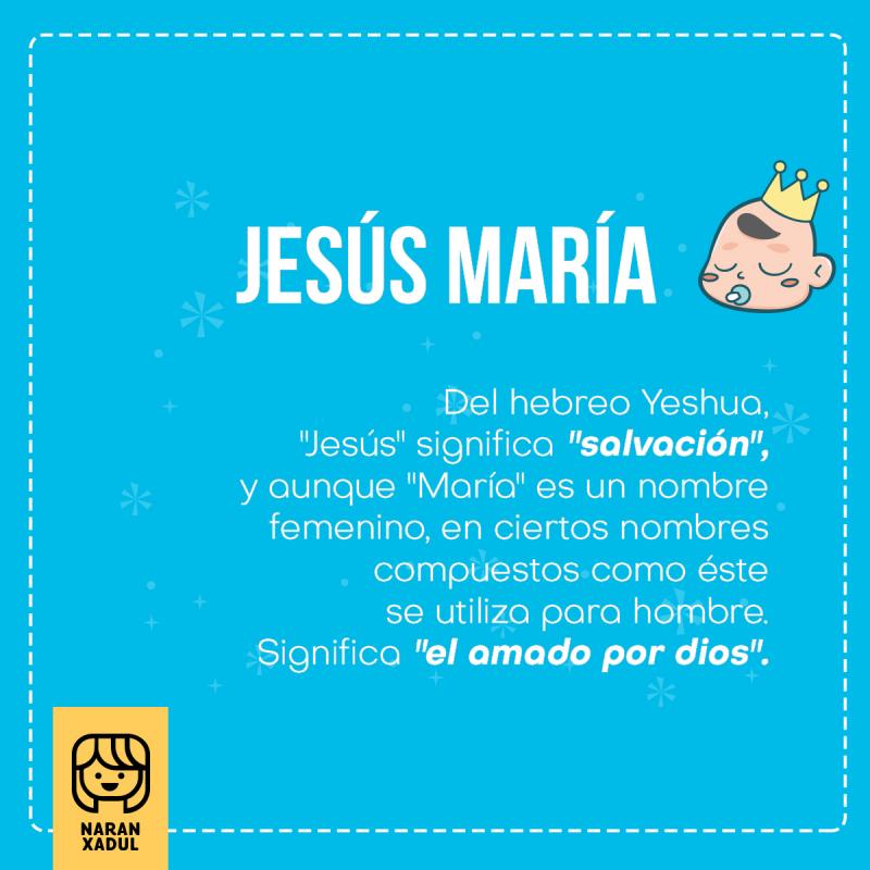 Significado de Jesús María