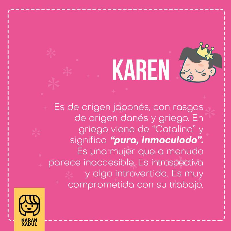 Significado de Karen 