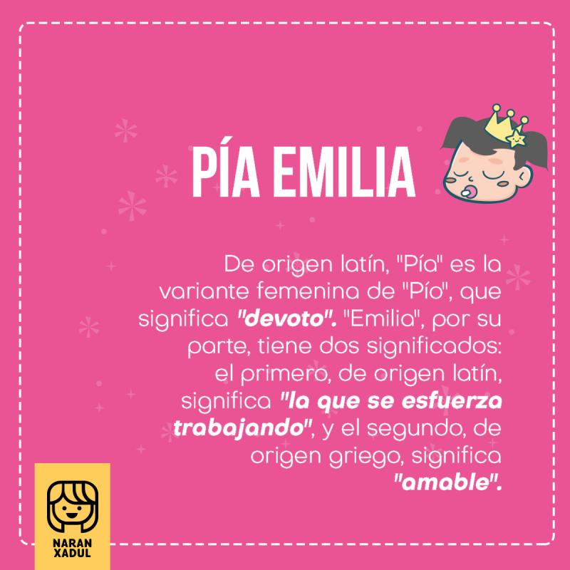 Significado de Pia Emilia 