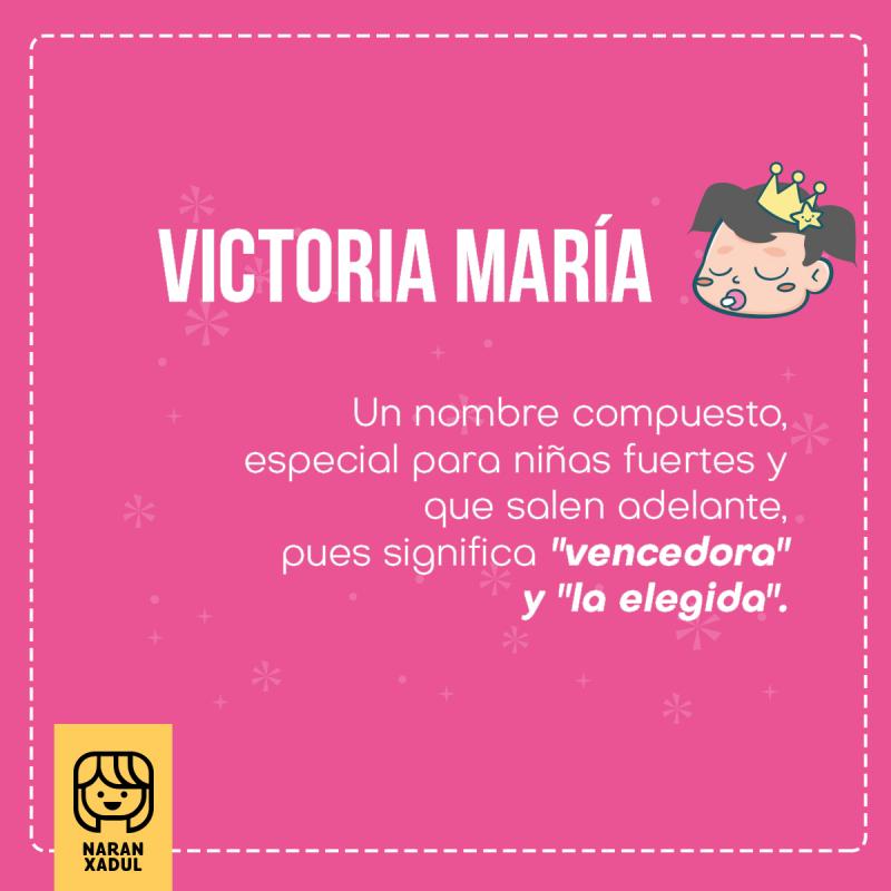 victoria María, significado de Victoria María