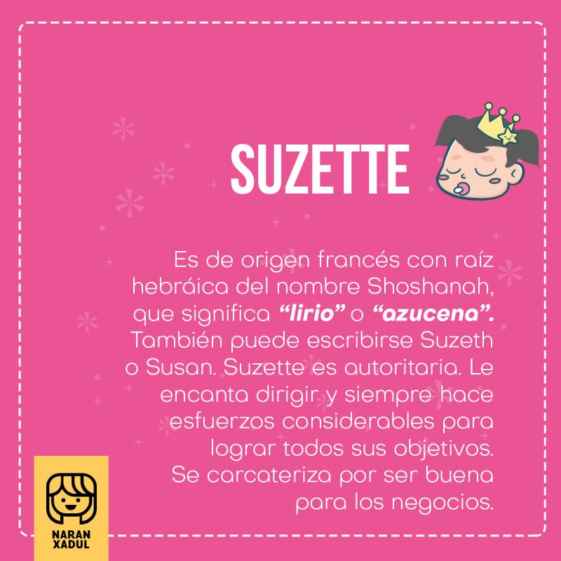 Significado de Suzette