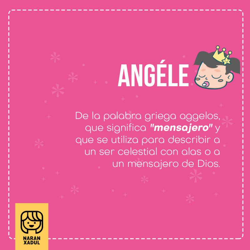 Significado de Angéle