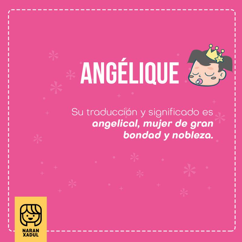 Significado de Angelique