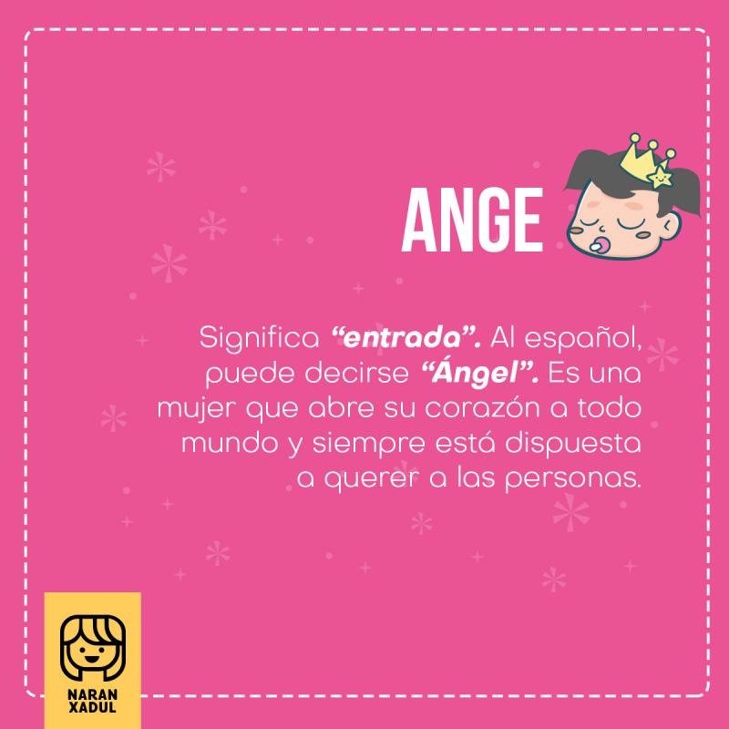 Significado de Ange