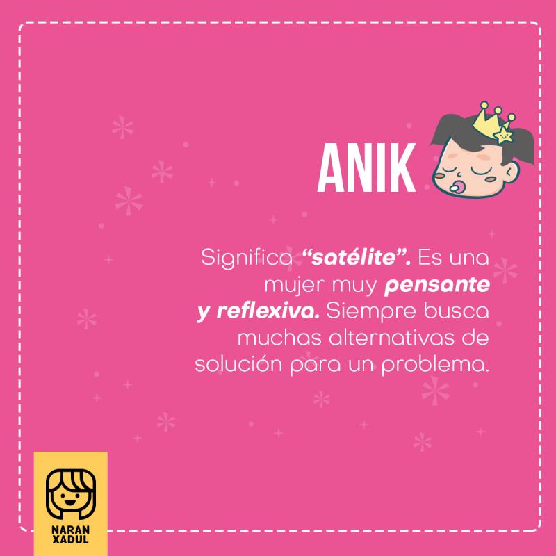 Significado de Anik