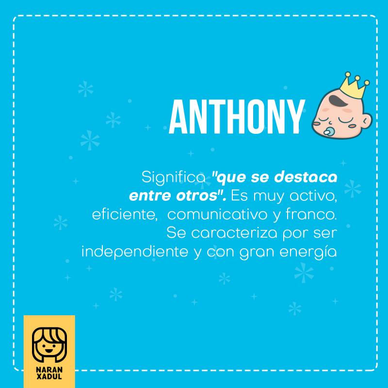Significado de Anthony