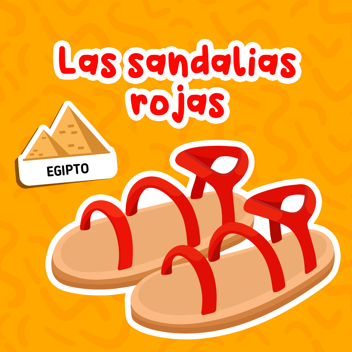 Las sandalias rojas