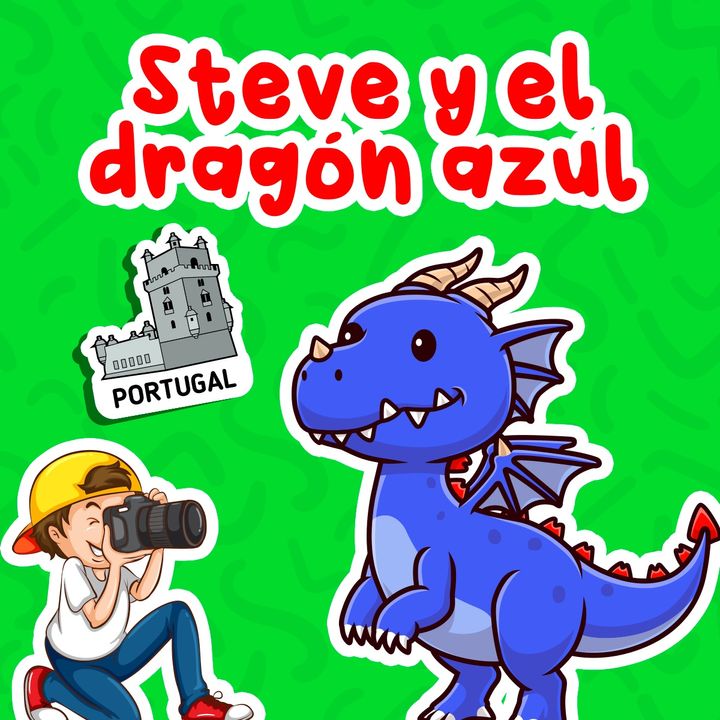 Steve y el dragón azul 