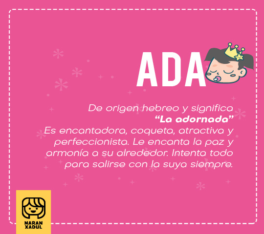 significado del nombre ada
