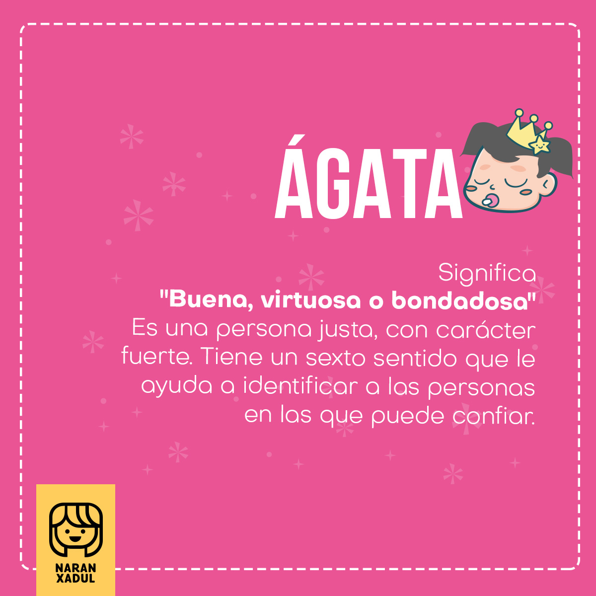 agata nombre de niña