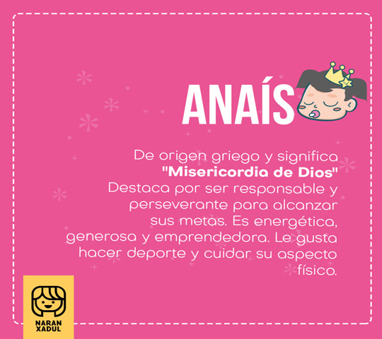 significado del nombre anais