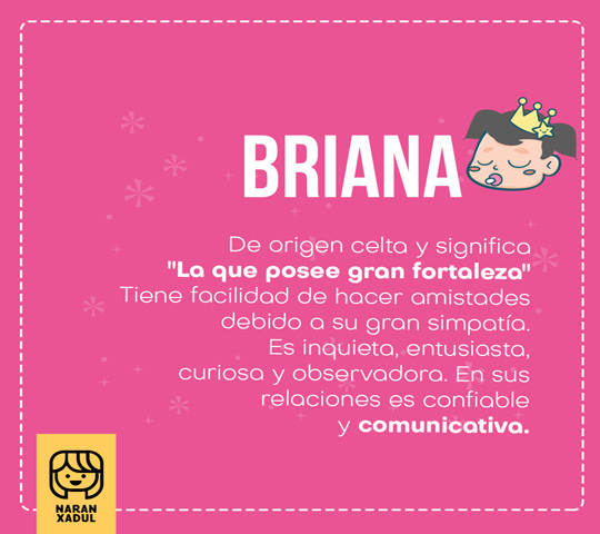 significado del nombre briana