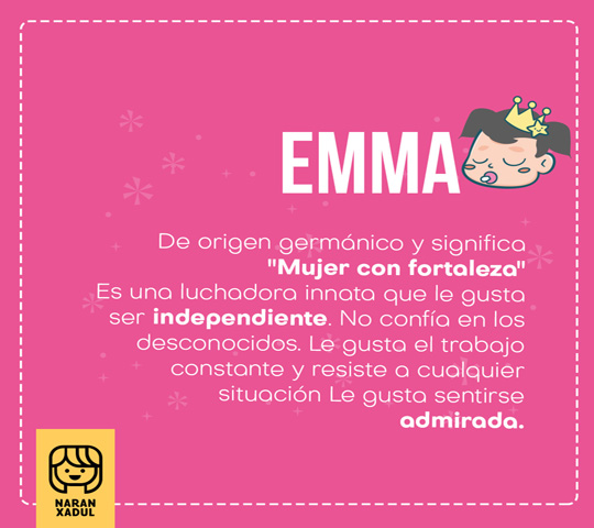 significado del nombre emma