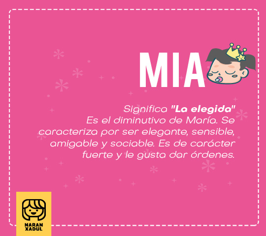 significado de mia