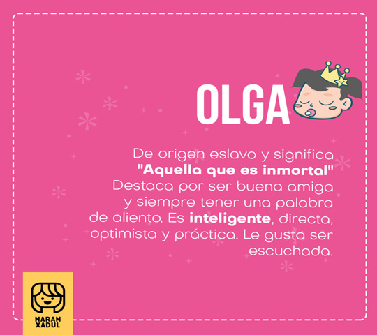 significado de olga