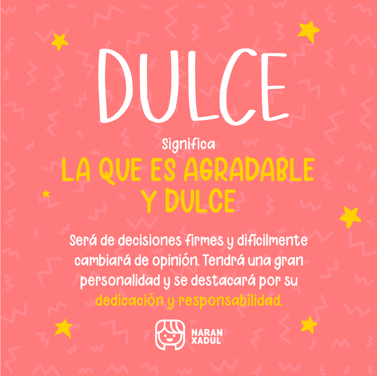 Significado de Dulce