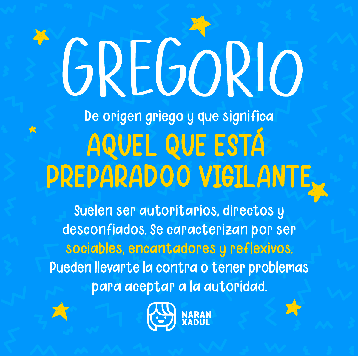 Significado de Gregorio