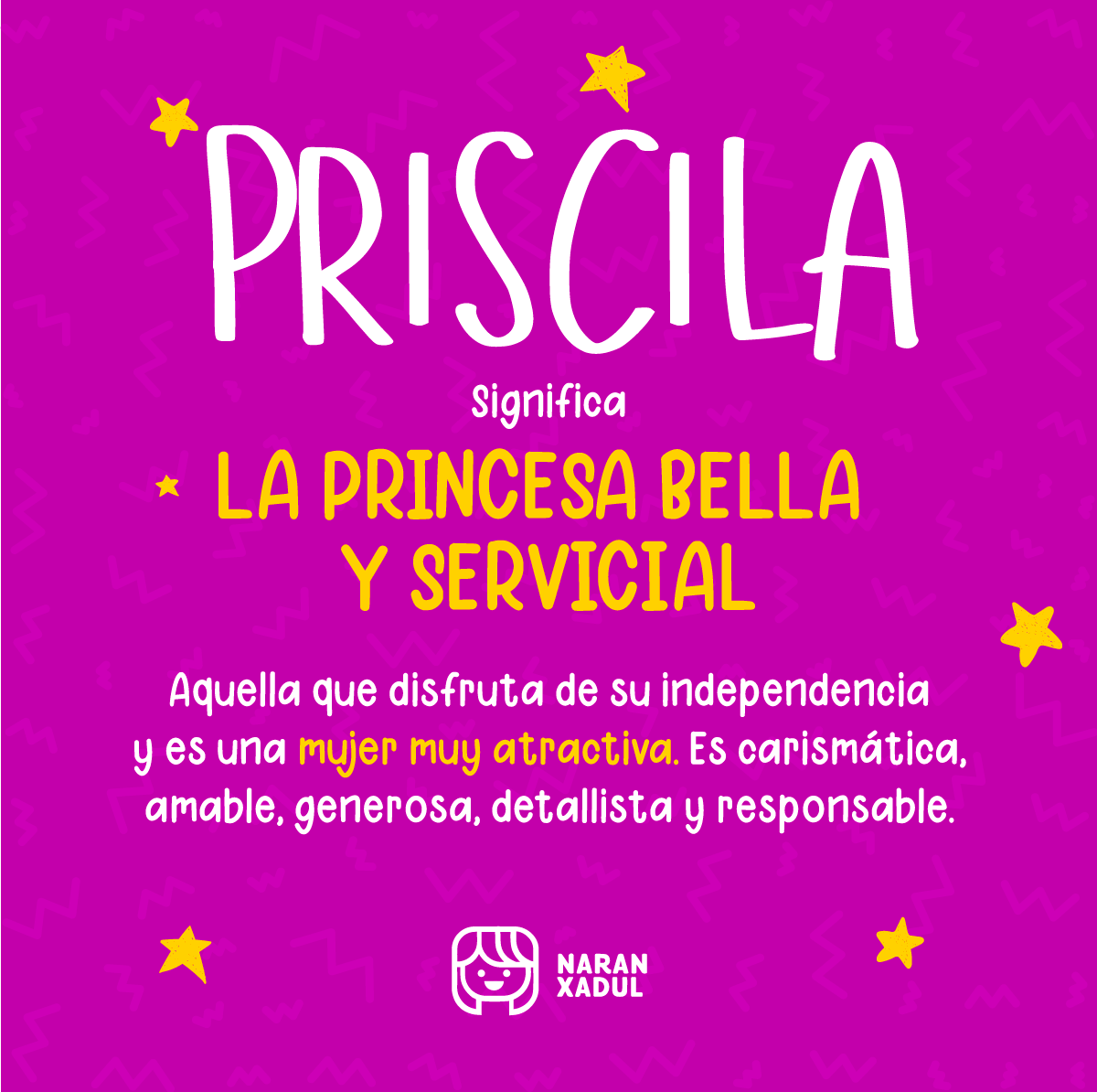 Significado de Priscila 