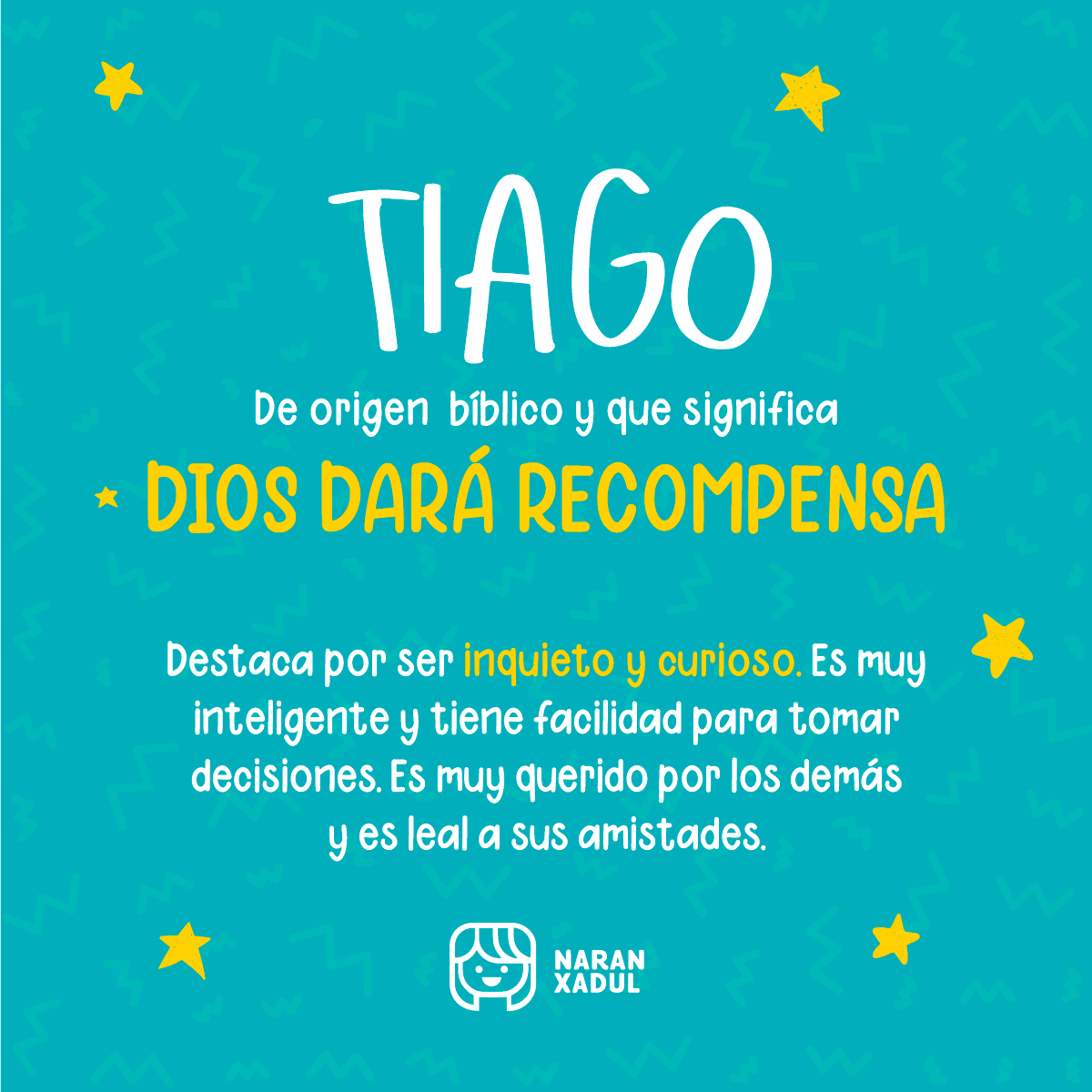 tiago, nombre de niño, nombre moderno, significado de nombres