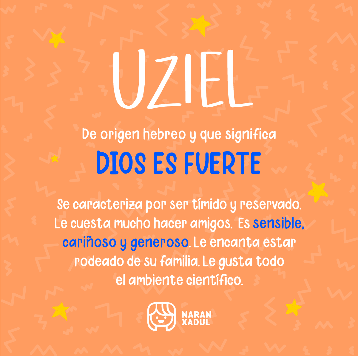 uziel, significado de uziel, nombres de niño, nombres modernos