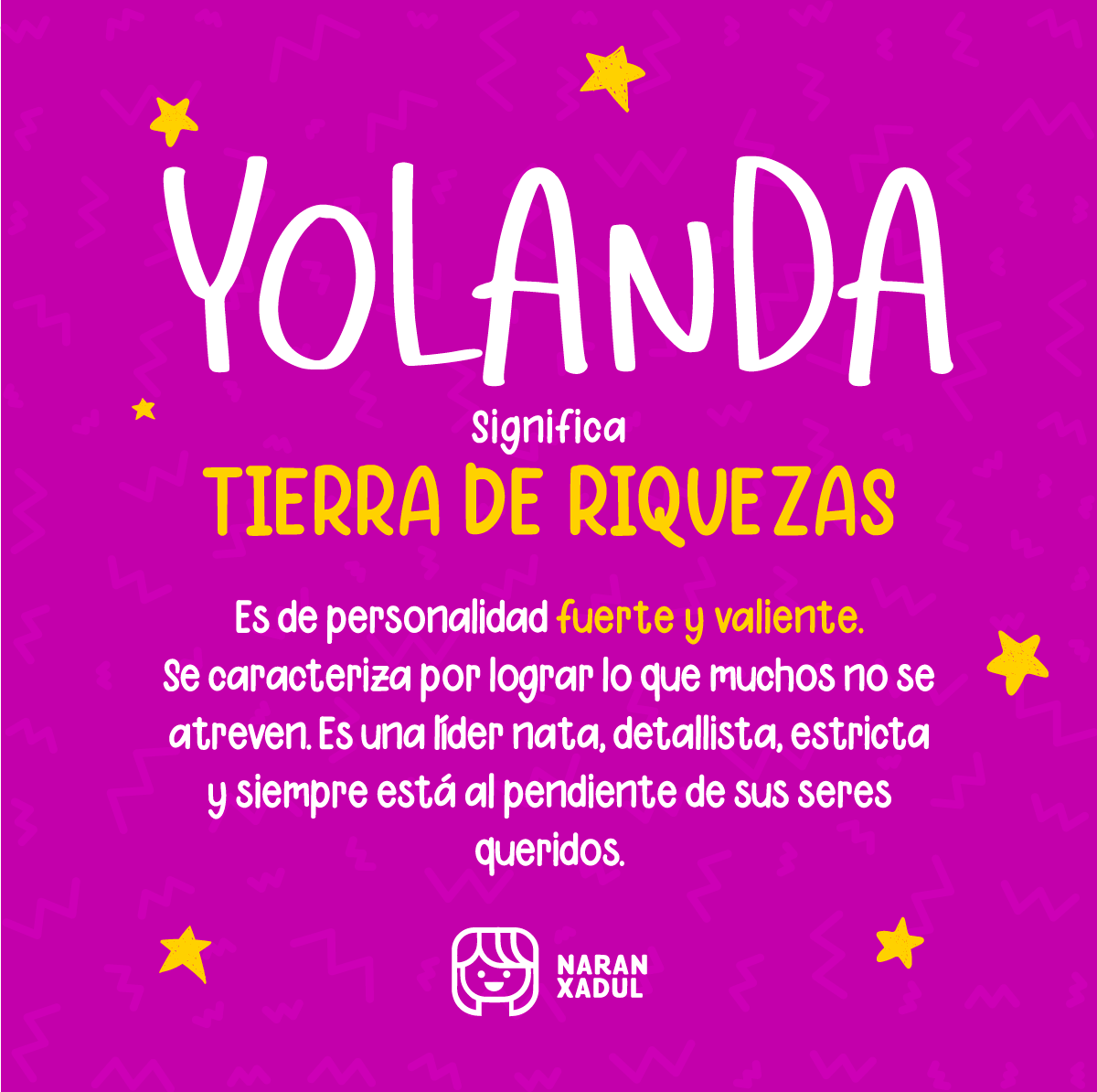 yolanda, nombres de niñas, nombres de niñas 2018