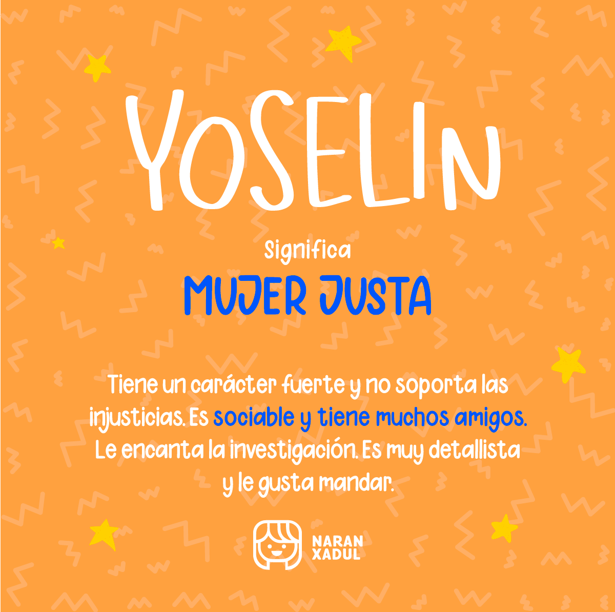 yoselin, nombres modernos, significado de nombres