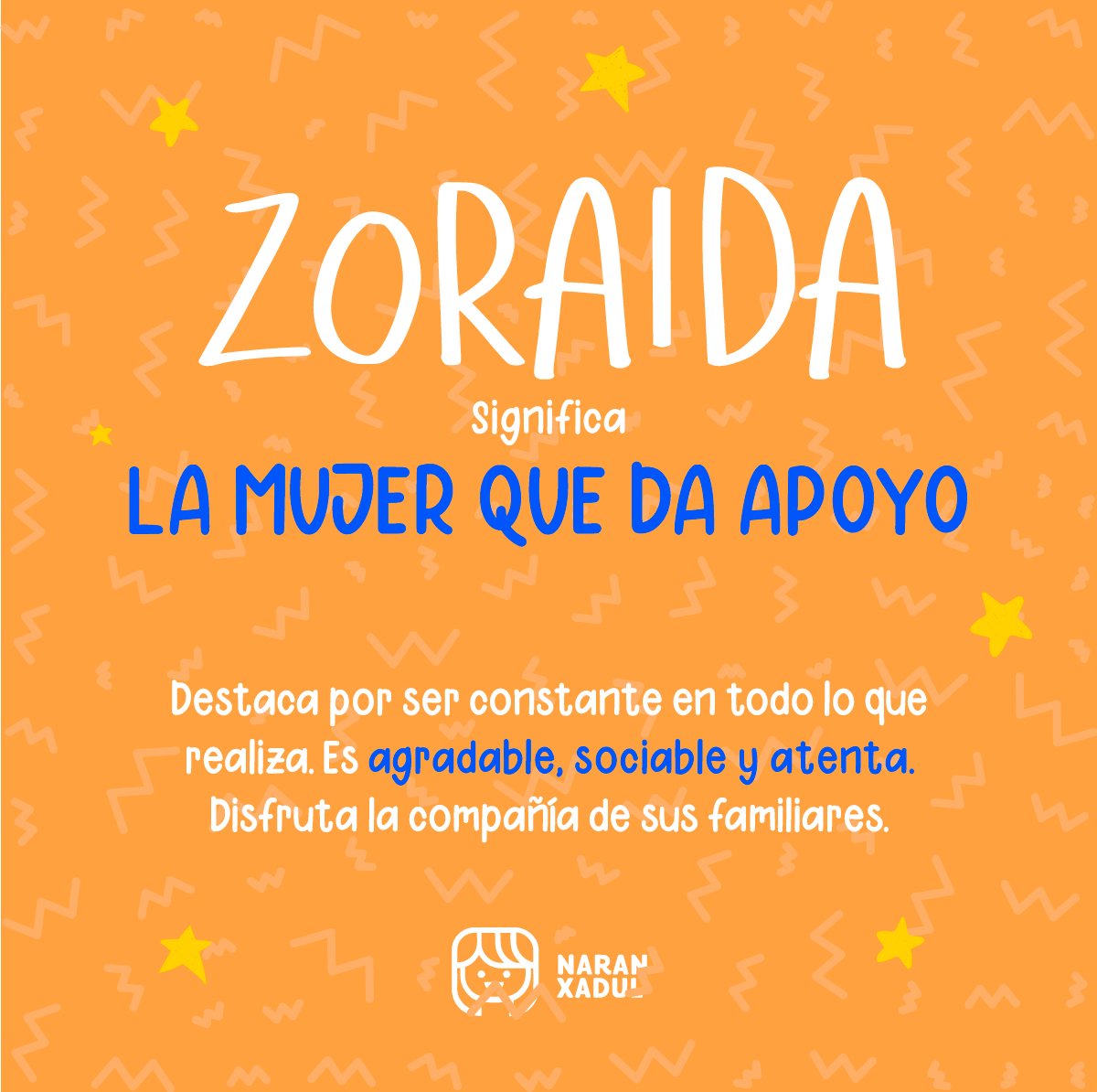 significado de zoraida, zoraida nombre, nombre de niñas 2018