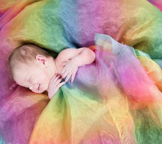 Tienes Un Bebe Arcoiris Naranxadul
