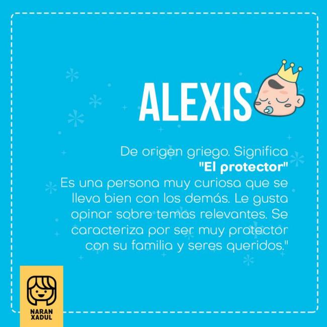 Significado del nombre Alexis