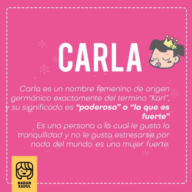 Qué Significa Carla En La Biblia
